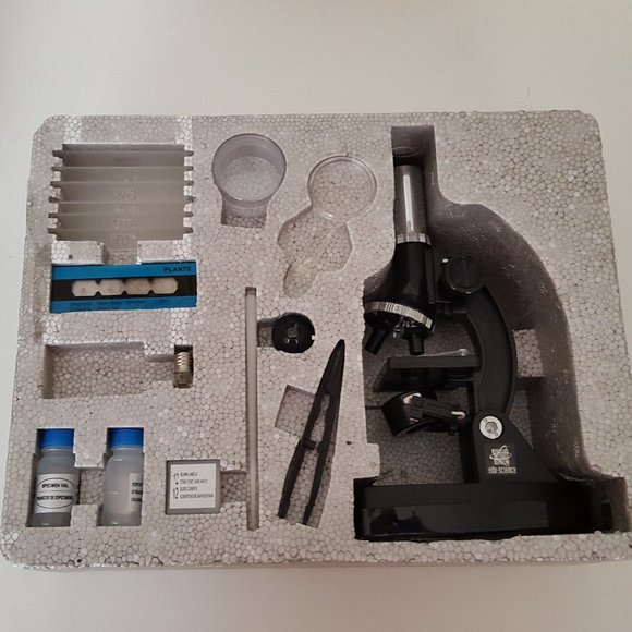 Edu Science Microscope Set 150x,450x,900x *AS IS* NO LIGHTBULB - Picture 8 of 12